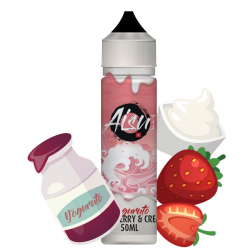 E-liquide Strawberry & Cream (fraises, yaourt) - Aisu Yoguruto 50 ml - Swiss ProVape