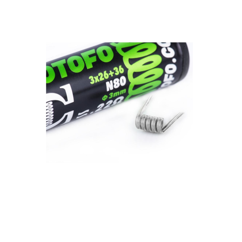 Coils préfabriqués Alien Wire ni80 3*26 + 36GA - 0,22 ohm - Wotofo