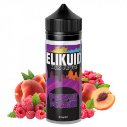 E-liquide Purple Fusion (pêche, framboise) - Elikuid 100 ml - Swiss ProVape
