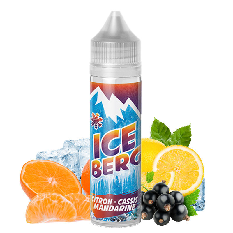 E-Liquid Zitrone Cassis Mandarine - Shortfill Format - Iceberg by Liquidelab | 50ml