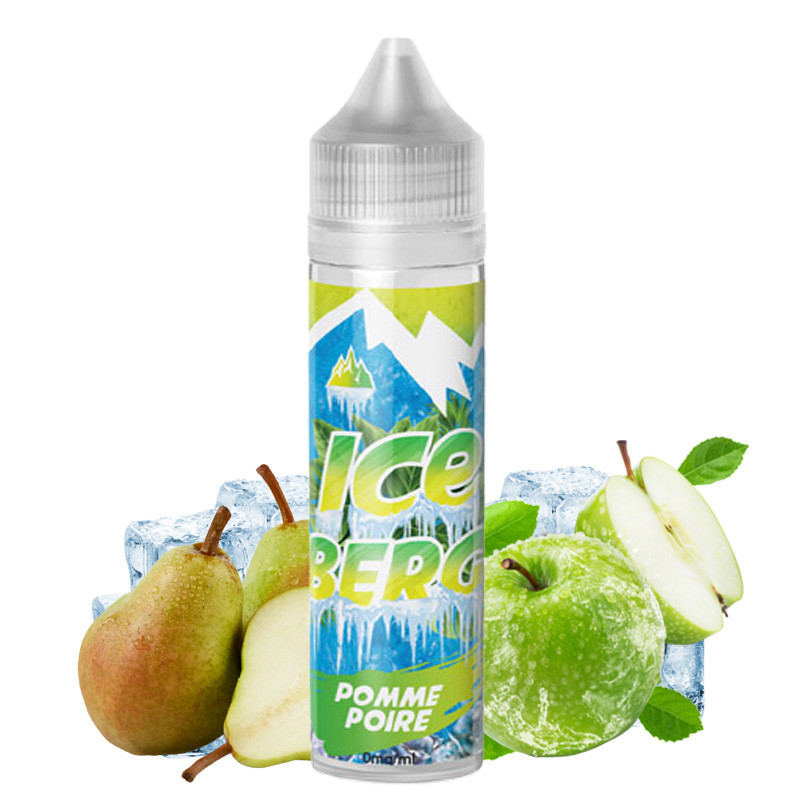 E-Liquid Apfel Birne - Shortfill Format - Iceberg by Liquidelab | 50ml
