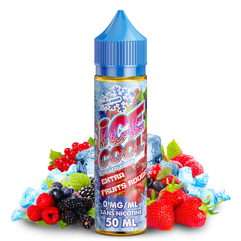 E-Liquid Extra Fruits Rouges ( Rote Früchte & Waldbeeren) - Shortfill Format - Ice Cool by LiquidArom | 50 ml