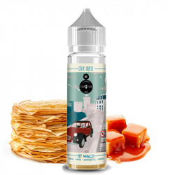 E-liquide 50 ml St Malo (crêpe caramel beurre salé) - Côte Ouest by Curieux - Swiss ProVape