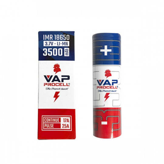 Accu IMR 18650 3500mAh - Vap Procell