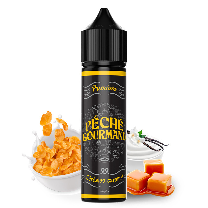 E-Liquid Karamell-Müsli - Shortfill Format - Péché gourmand by Liquidelab | 50ml