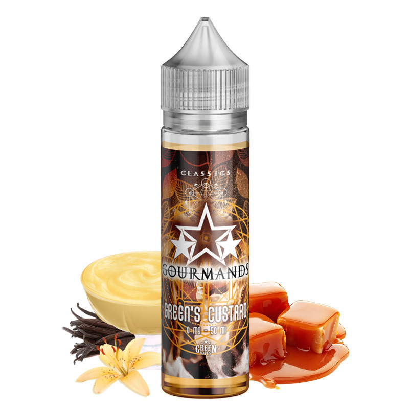 E-liquid Green's Custard - Shortfill format - Classics by Green Vapes | 50ml