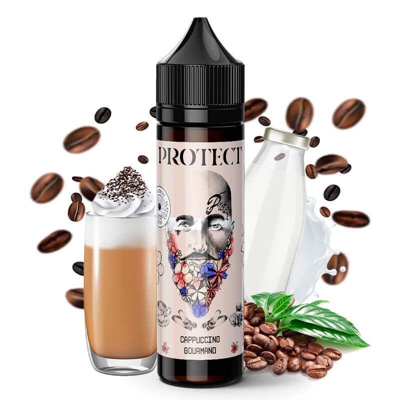 E-Liquid Cappuccino Gourmand - Protect | 50ml "Shortfill 70ml"