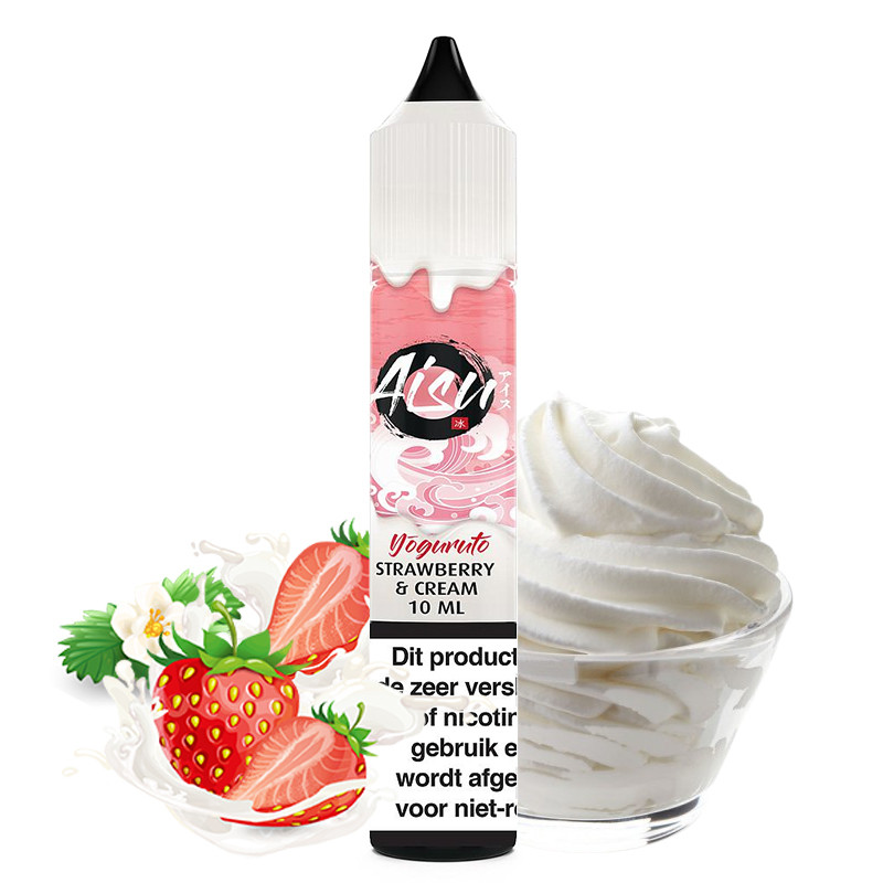 E-Liquid Erdbeere & Sahne - Nikotinsalze - Aisu Yoguruto by Zap! Juice | 10ml