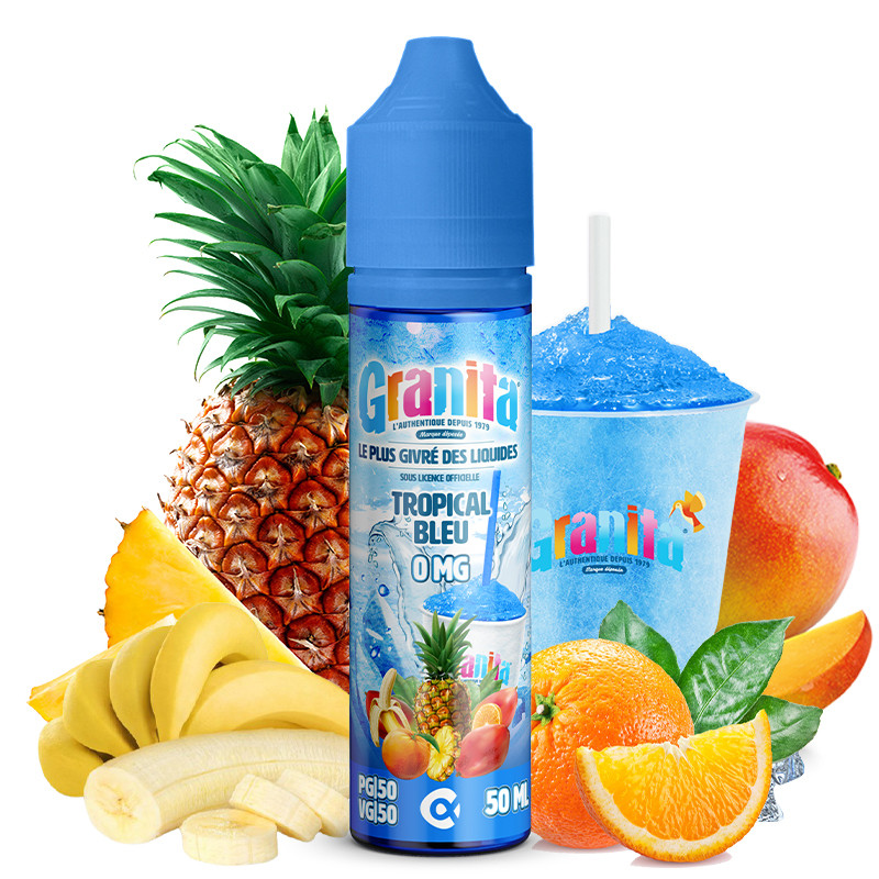 Tropical Bleu - Granita by Alfaliquid | 50 ml "Shortfill 75 ml"