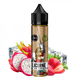 E-Liquid Licorne (Erdbeere & Drachenfrucht) - Shortfill Format Vegetol - Édition Astrale by Curieux | 50ml - Swiss ProVape
