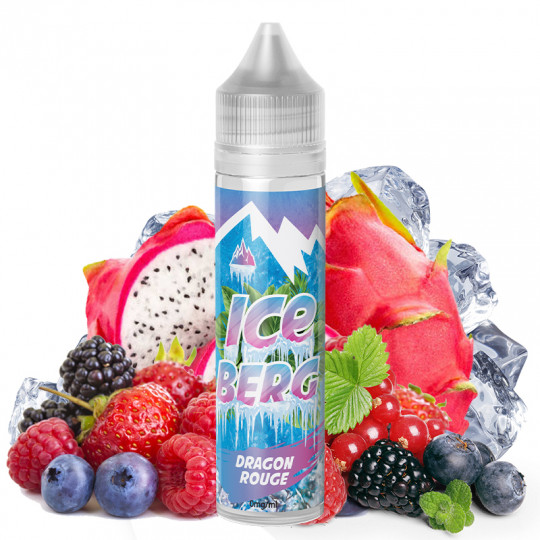 E-liquide Dragon Rouge - Iceberg by Liquidelab | 50 ml "Shortfill 70 ml"