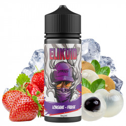 E-Liquid Longane Fraise ( Erbeere & Longan) - Elikuid Street by O'Jlab | 100ml "Shortfill 120ml" - Swiss ProVape