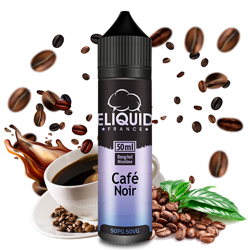 Eliquide Café Noir - Shortfill format - Originals by Eliquid France | 50ml