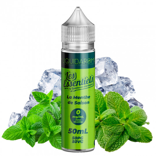 Eliquid Seasonal Mint - Shortfill format - Les Essentiels by LiquidArom | 50ml