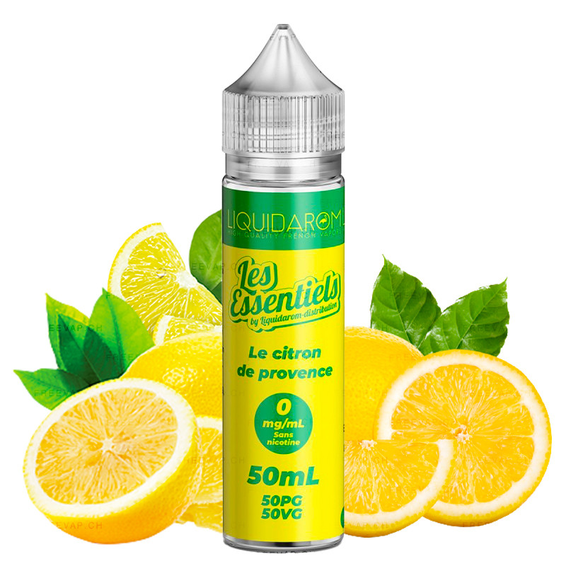 E-Liquid Le Citron de Provence - Shortfill Format - Les Essentiels by LiquidArom | 50ml