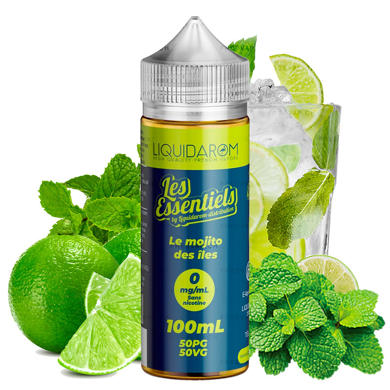 Eliquide Le Mojito des Iles - Shortfill format - Les Essentiels by LiquidArom | 100ml
