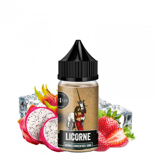 DIY Aroma-Konzentrat Licorne ( Drachenfrucht & Erdbeere) - Edition Astrale by Curieux | 30 ml