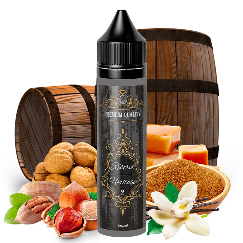 E-Liquid Réserve Héritage n°2 - Liquidelab | 50 ml "Shortfill 60 ml"