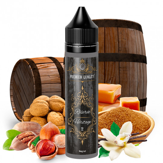 E-Liquid Réserve Héritage n°2 - Liquidelab | 50 ml "Shortfill 60 ml"