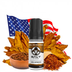 E-liquid USA Strong (tobacco) - Nic salts - Salt e Vapor 10 ml - Swiss ProVape