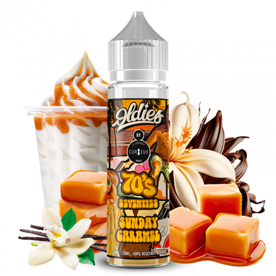 E-Liquid Seventies - 70'S - Édition Oldies by Curieux | 50ml "Shortfill 70ml"