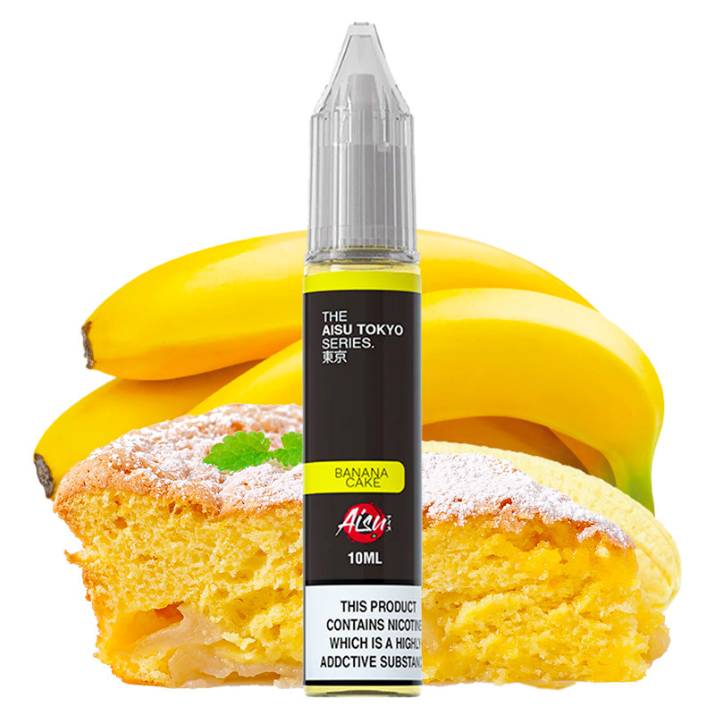 E-Liquide Banana Cake - Sels de nicotine - Aisu Tokyo Series by Zap! Juice | 10ml
