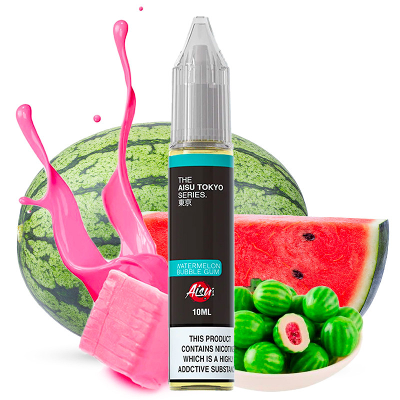 E-Liquid Watermelon Bubblegum - Nicotine Salts - Aisu Tokyo Series by Zap! Juice | 10ml