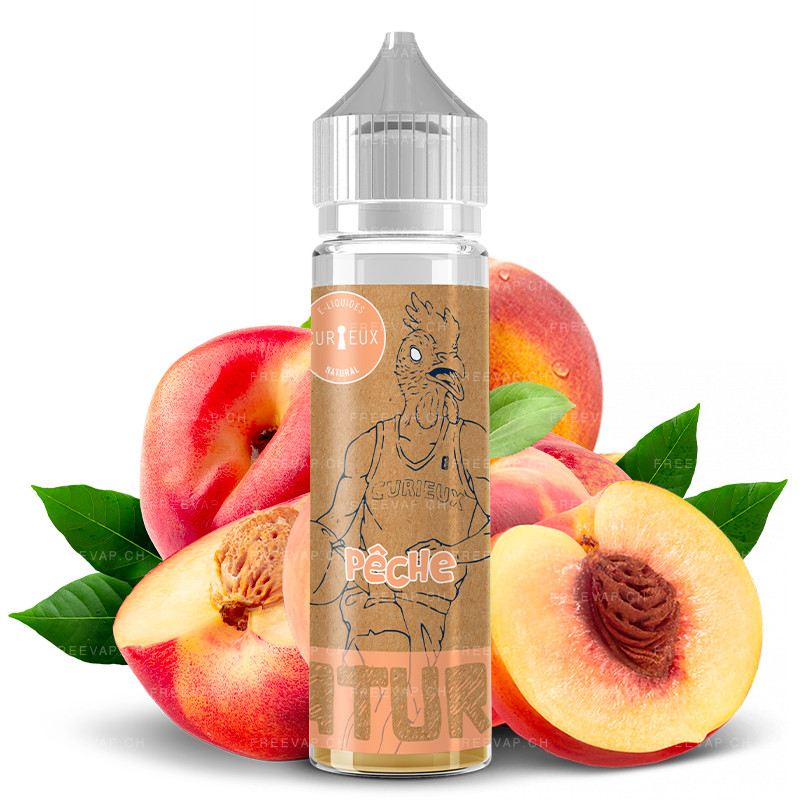 E-Liquid Natural Peach - Shortfill Format - Édition Natural by Curieux | 50ml
