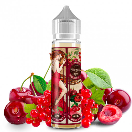E-Liquide Cerise Groseille - Shortfill Format - Édition 1900 by Curieux | 50ml