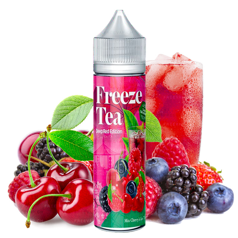 E-liquid Mix Cherry's ice tea - Shortfill Format - FreezeTea by Made in Vape | 50ml