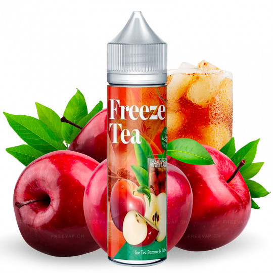 E-liquide Ice Tea Pomme & infusion - Shortfill Format - FreezeTea by Made in Vape | 50ml
