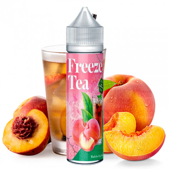 E-Liquid Black Ice Tea Pfirsich - Shortfill Format - FreezeTea by Made in Vape | 50ml