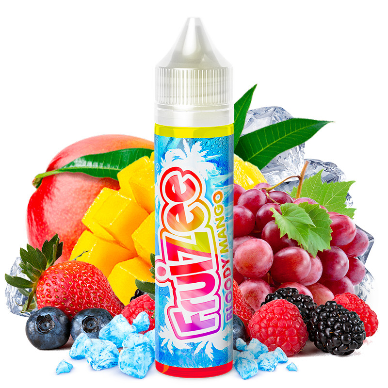 E-Liquid Bloody Mango (Rote Früchte, Trauben, Mango & Ice) - Fruizee by Eliquid France | 50 ml "Shortfill 70 ml"