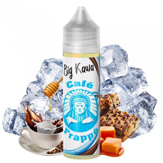E-Liquid Café Frappé (Kaffee, Milch, Waffel, Haselnuss & Ice) - Big Kawa by Liquidelab | 50 ml "Shortfill 60 ml"