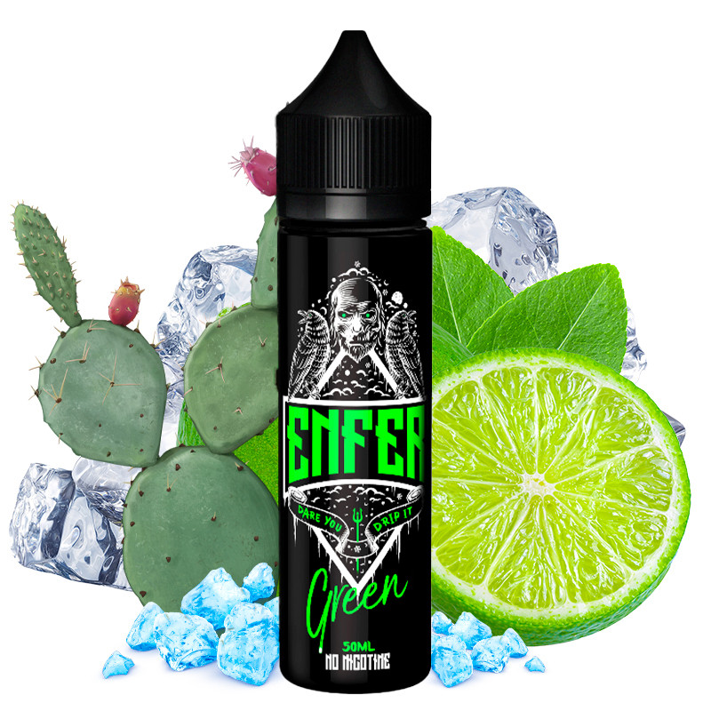 E-Liquid Green - Enfer | 50 ml "Shortfill 60 ml"