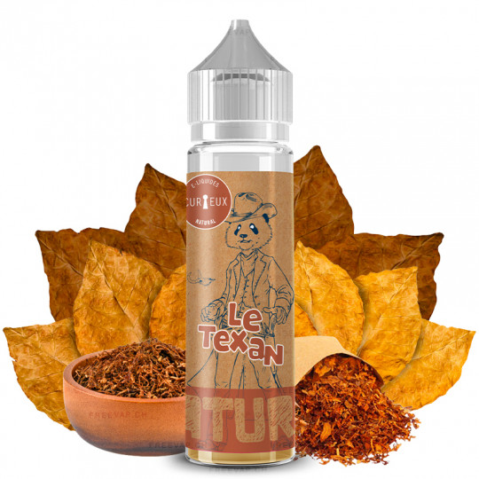 E-Liquid Le Texan - Édition Natural by Curieux | 50 ml "Shortfill 70 ml"