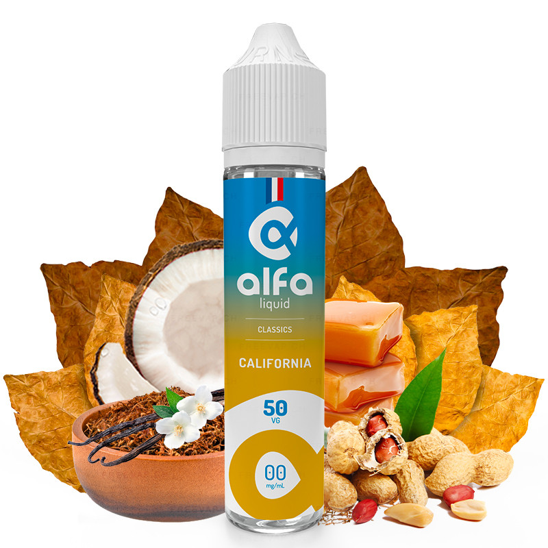 E-liquide California - Classics - Alfa | 50ml in 70ml