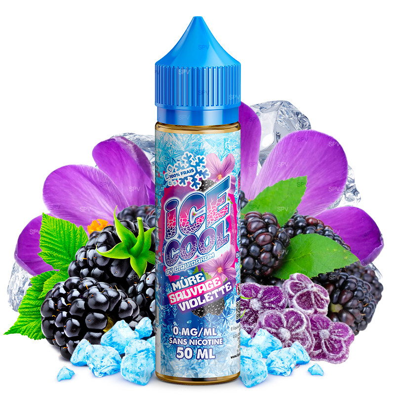 Blackberries Violet - Ice Cool by LiquidArom | 50 ml in 75 ml