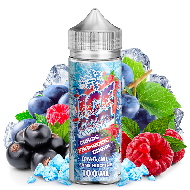 Blackcurrant Raspberry Grape - Ice Cool by LiquidArom | 100 ml in 120 ml