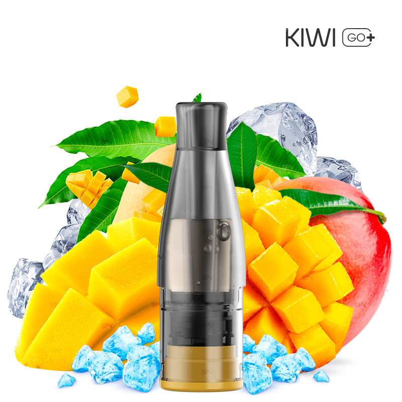 Kartuschen Kiwi GO PLUS - Mango Ice - Kiwi Vapor | 2er-Pack