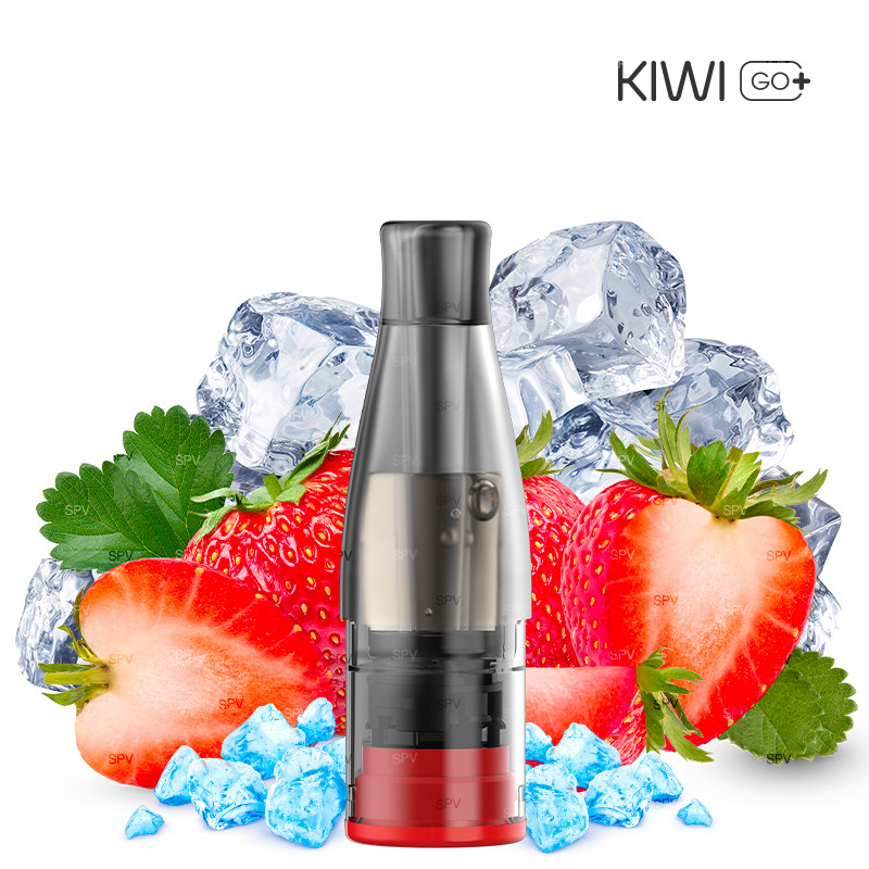 Pod-Kartuschen Kiwi GO PLUS - Strawberry Ice - Kiwi Vapor | 2er-Pack