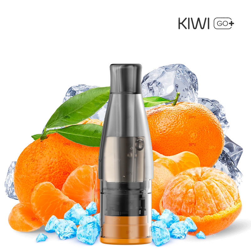 Pod-Kartuschen Kiwi GO PLUS - Tangerine Ice - Kiwi Vapor | 2er-Pack