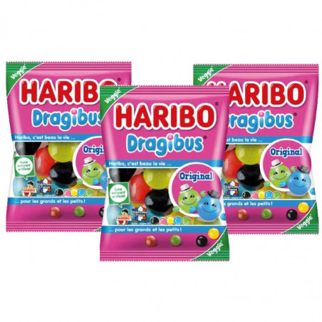 Carton de 7,5kg : Sachets Dragibus 10gr (750pcs) - Haribo