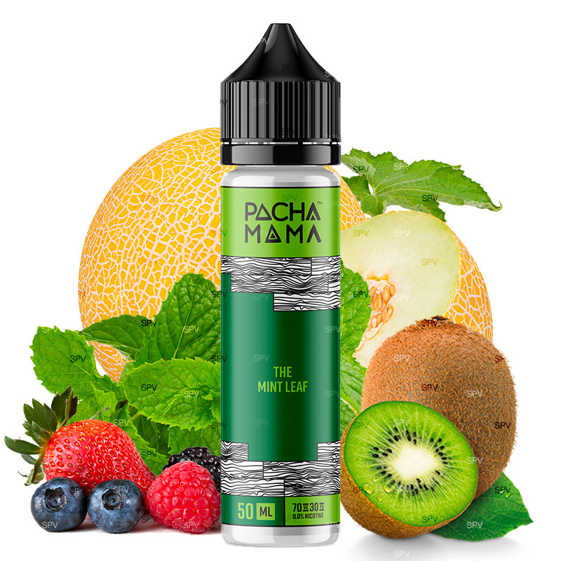 E-Liquid The Mint Leaf Honeydew Berry Kiwi - Shortfill Format - Pachamama by Charlie's Chalk Dust | 50ML
