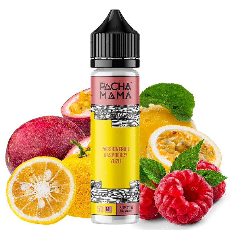 E-liquide Passion Fruit Raspberry Yuzu - Shortfill Format - Pachamama by Charlie's Chalk Dust | 50ML