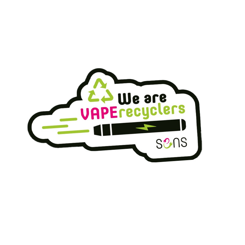 Vape Aufkleber Englisch