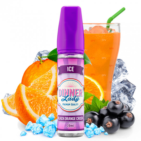 Black Orange Crush - Ice - Dinner Lady | Longfill 20 ml in 60 ml