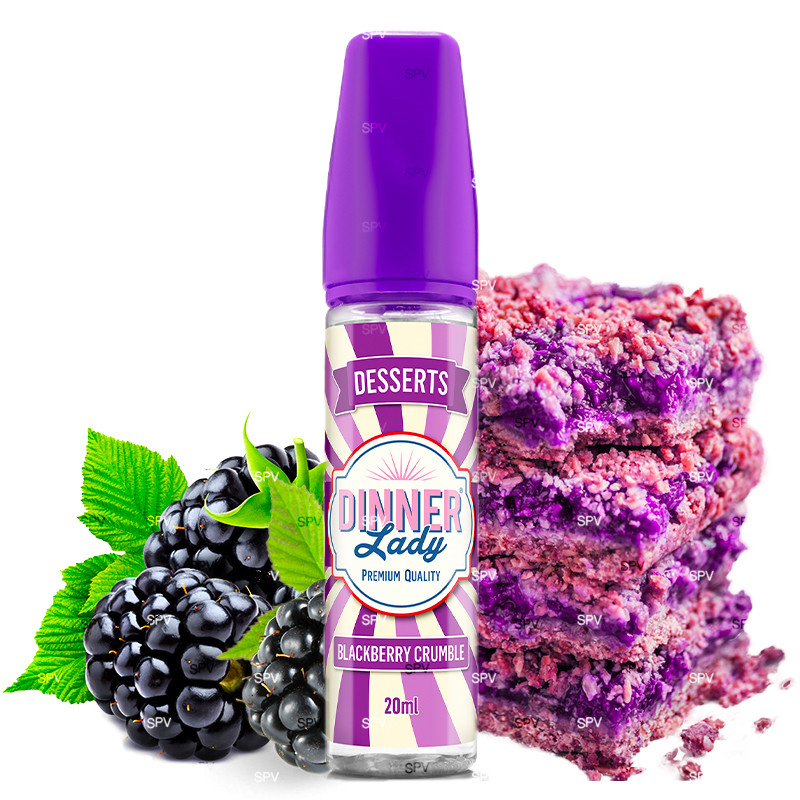 Blackberry Crumble - Desserts - Dinner Lady | Longfill 20 ml in 60 ml