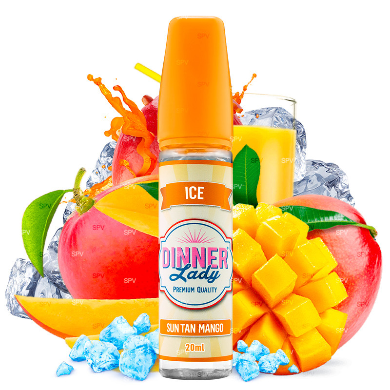 Sun Tan Mango - Ice - Dinner Lady | Longfill 20 ml in 60 ml