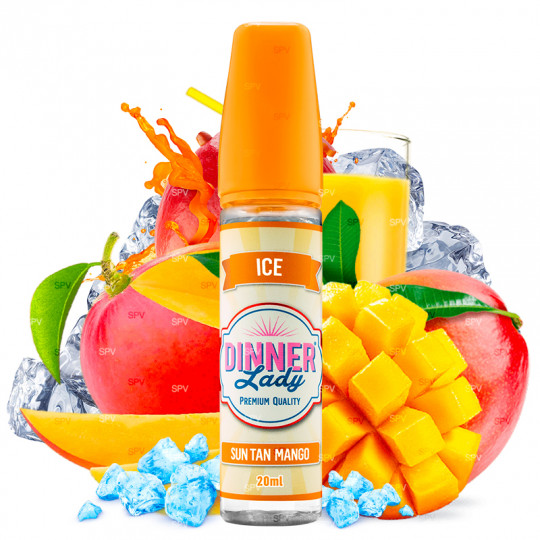 Sun Tan Mango - Ice - Dinner Lady | Longfill 20 ml in 60 ml
